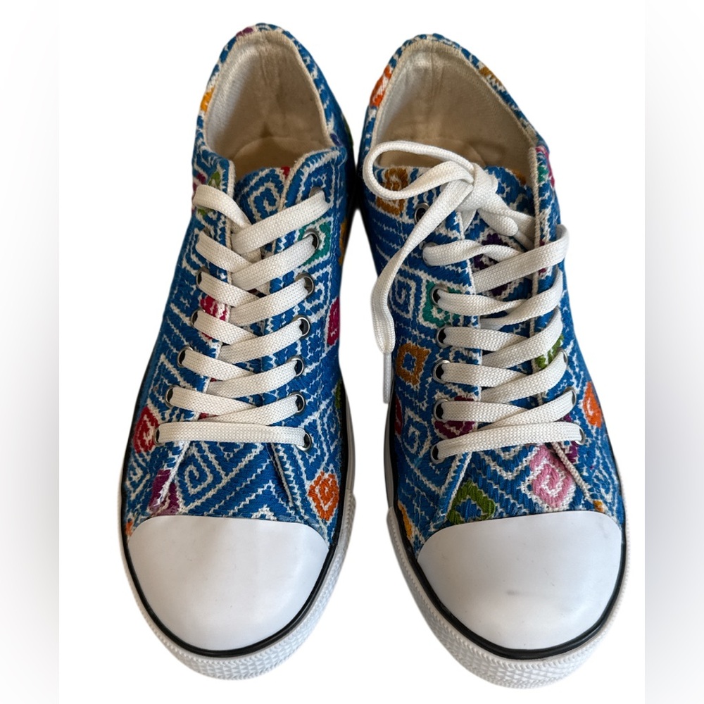 electric Array woven Aztec artisan Low-Top Sneakers